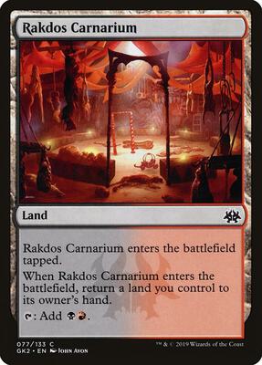 Rakdos Carnarium card from Ravnica Allegiance: Guild Kits