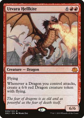 Utvara Hellkite card from Ravnica Allegiance: Guild Kits