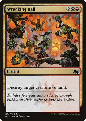 Wrecking Ball card from Ravnica Allegiance: Guild Kits