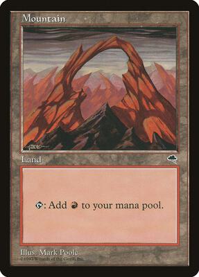 Mountain (Joined) card from Tempest