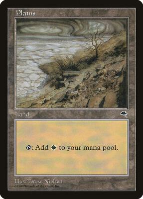 Plains (Dead Tree) card from Tempest