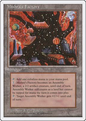 Mishra's Factory card from Fourth Edition