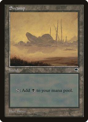 Swamp (Boulder) card from Tempest