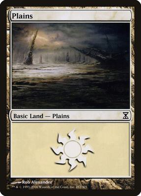 Plains (282) card from Time Spiral