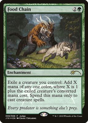 Food Chain card from Judge Promos