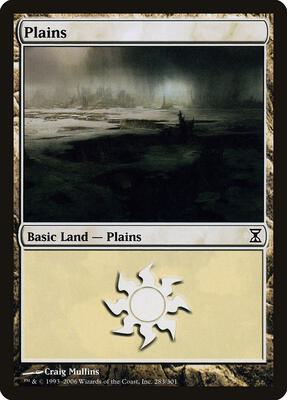 Plains (283) card from Time Spiral