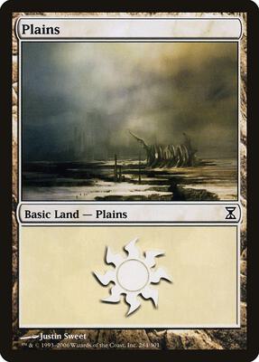 Plains (284) card from Time Spiral