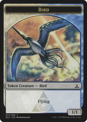 Bird // Thopter Double-Sided Token card from Ravnica Allegiance: Guild Kits