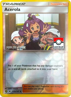 Acerola - 112a/147 (League Challenge) [2nd Place] card from League & Championship Cards