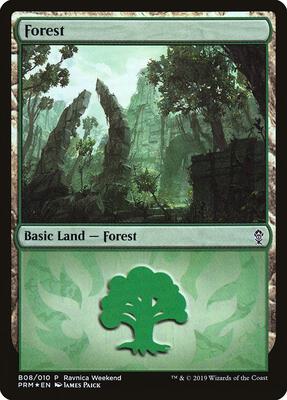 Forest - Gruul (B08) card from Launch Party & Release Event Promos