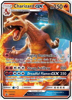 Charizard GX - SM195 card from SM Promos