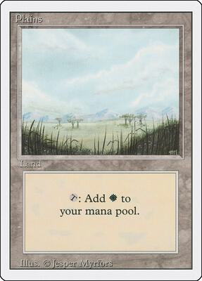 Plains (B) card from Revised Edition