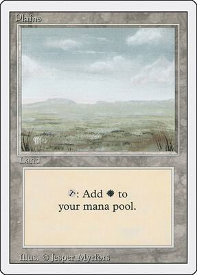 Plains (C) card from Revised Edition