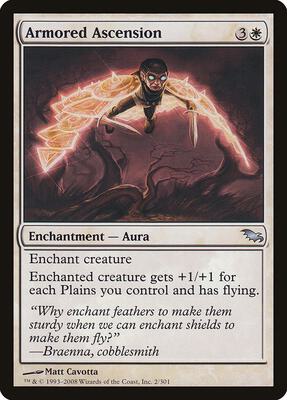 Armored Ascension card from Shadowmoor