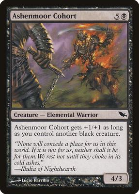 Ashenmoor Cohort card from Shadowmoor
