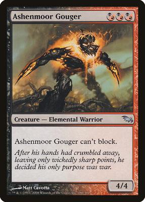Ashenmoor Gouger card from Shadowmoor