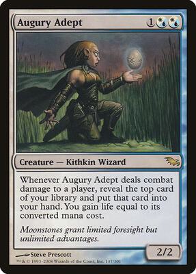 Augury Adept card from Shadowmoor