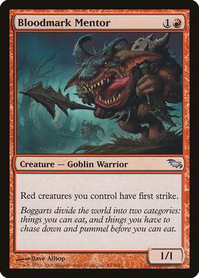 Bloodmark Mentor card from Shadowmoor