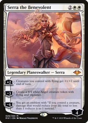 Serra the Benevolent card from Modern Horizons