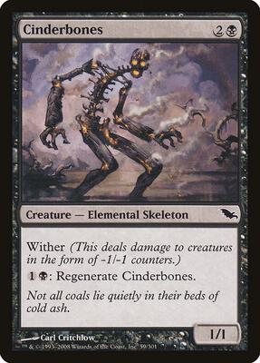 Cinderbones card from Shadowmoor