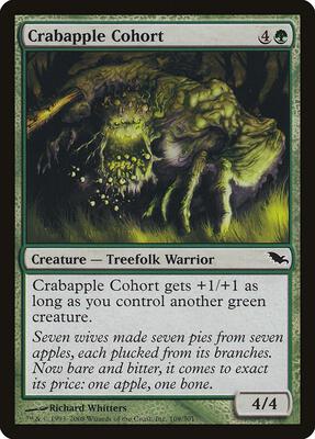 Crabapple Cohort card from Shadowmoor