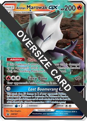 Alolan Marowak GX - SM187 card from Jumbo Cards