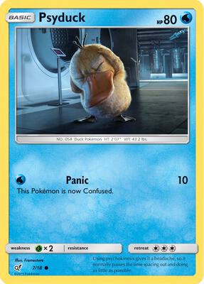Psyduck (Holo Common) card from Detective Pikachu