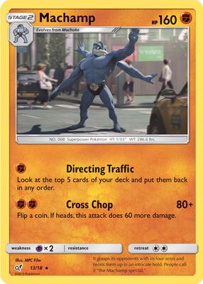 Machamp card from Detective Pikachu