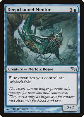Deepchannel Mentor card from Shadowmoor