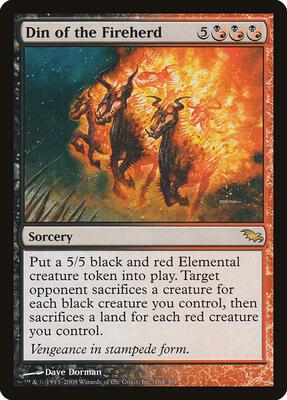 Din of the Fireherd card from Shadowmoor