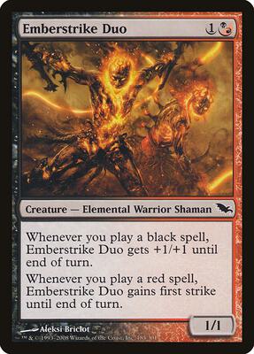 Emberstrike Duo card from Shadowmoor