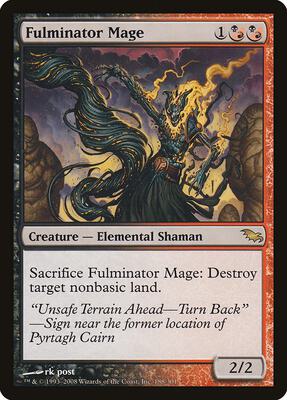 Fulminator Mage card from Shadowmoor