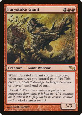 Furystoke Giant card from Shadowmoor