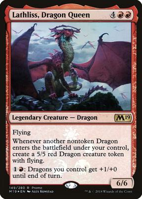 Lathliss, Dragon Queen card from Media Promos