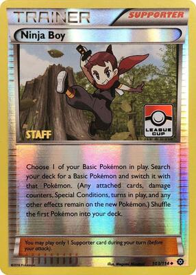 Ninja Boy - 103/114 (League Cup) [Staff] card from League & Championship Cards