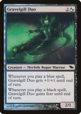 Gravelgill Duo card from Shadowmoor