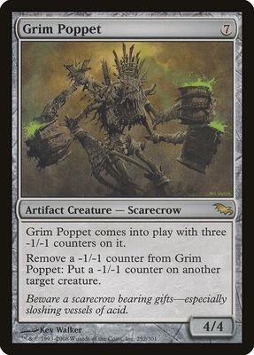 Grim Poppet card from Shadowmoor