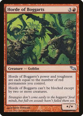 Horde of Boggarts card from Shadowmoor