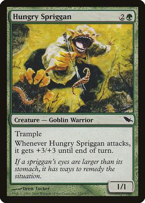 Hungry Spriggan card from Shadowmoor