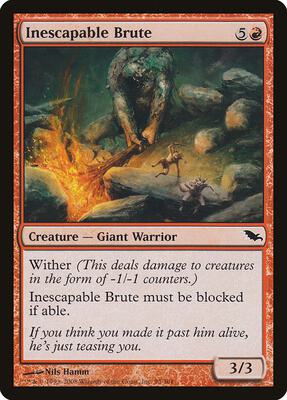 Inescapable Brute card from Shadowmoor