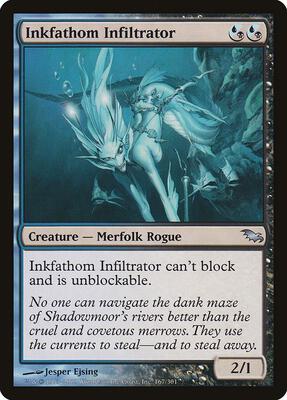 Inkfathom Infiltrator card from Shadowmoor