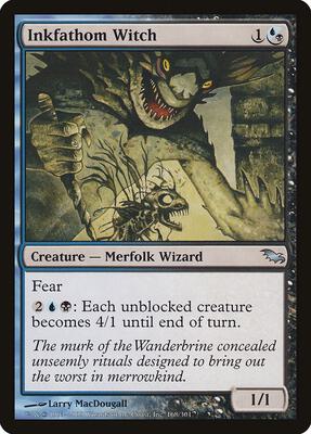 Inkfathom Witch card from Shadowmoor