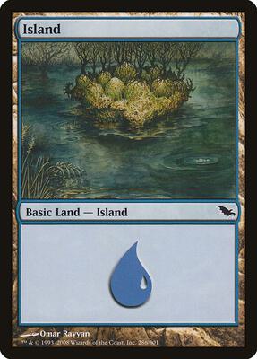 Island (286) card from Shadowmoor