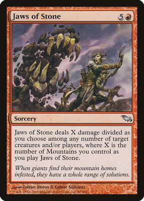 Jaws of Stone card from Shadowmoor