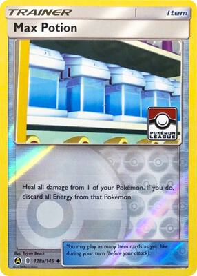 Max Potion - 128a/145 (Pokemon League) card from League & Championship Cards