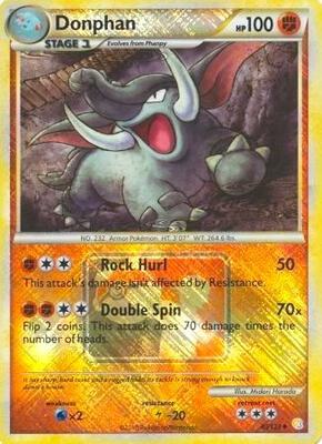Donphan - 40/123 (League Promo) card from League & Championship Cards