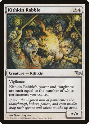 Kithkin Rabble card from Shadowmoor