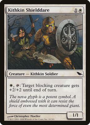Kithkin Shielddare card from Shadowmoor
