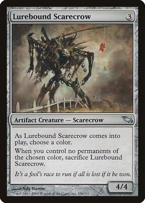 Lurebound Scarecrow card from Shadowmoor