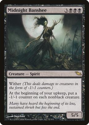 Midnight Banshee card from Shadowmoor